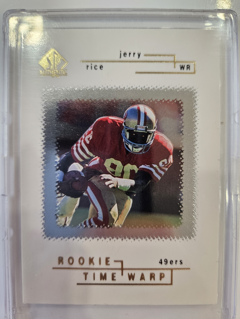 Jerry Rice Rookie Time Warp Football Card - Picture 2 of 3